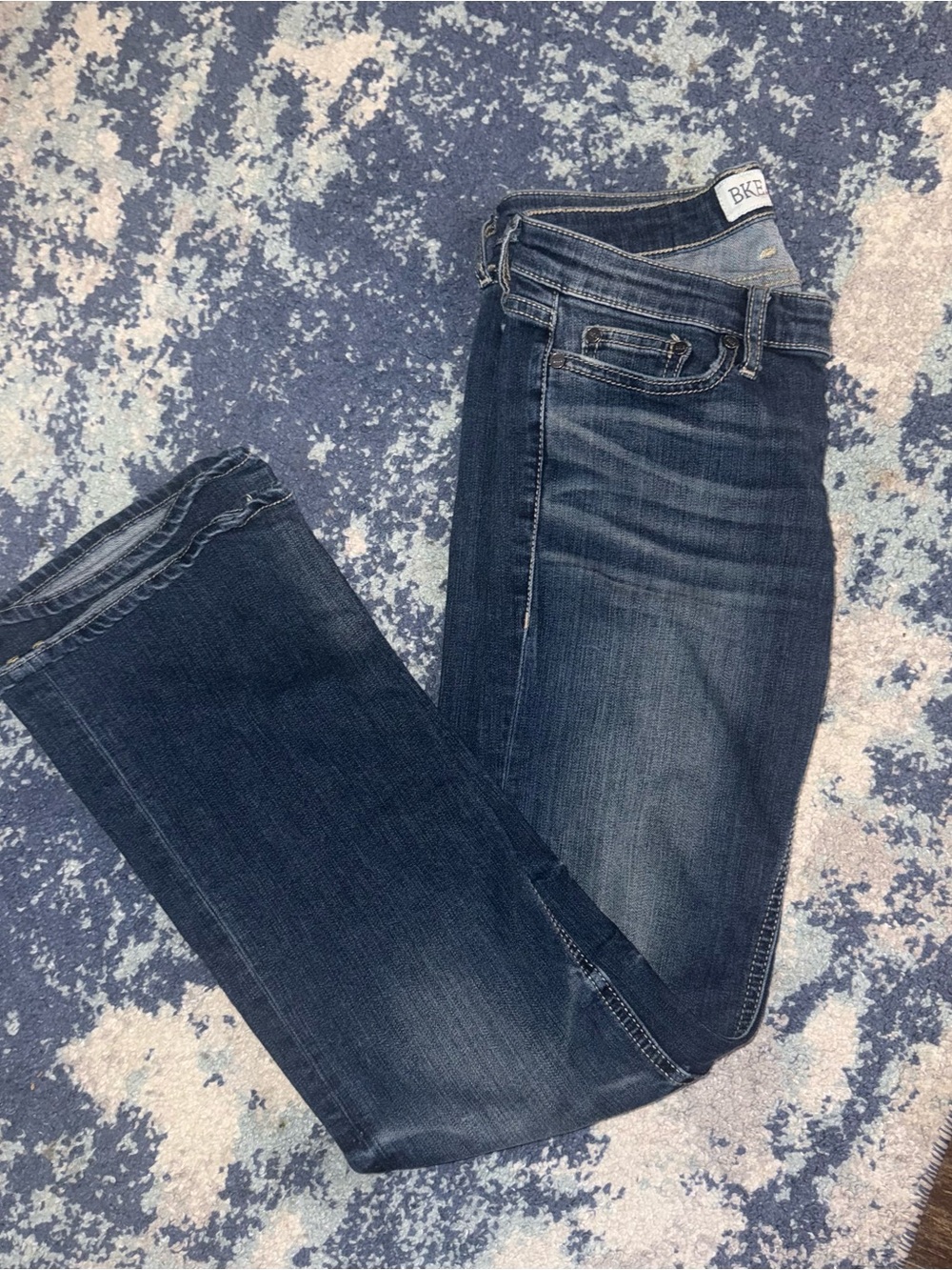 BKE Women's Dark Wash Stella Jeans